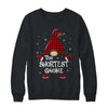 Shortest Gnome Buffalo Plaid Matching Christmas Pajama Gift T-Shirt & Sweatshirt | Teecentury.com
