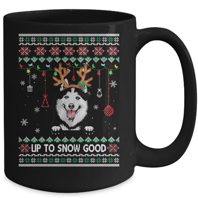 Siberian Husky Dog Reindeer Ugly Christmas Xmas Mug Coffee Mug | Teecentury.com