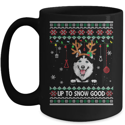 Siberian Husky Dog Reindeer Ugly Christmas Xmas Mug Coffee Mug | Teecentury.com