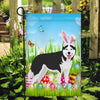 Siberian Husky Happy Easter Day Holiday Flag Funny Dog Dog Wear Bunny Ears Headband Cute for Home Decor | teecentury