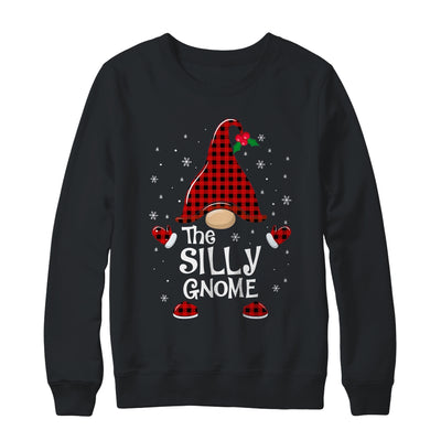 Silly Gnome Buffalo Plaid Matching Christmas Pajama Gift T-Shirt & Sweatshirt | Teecentury.com