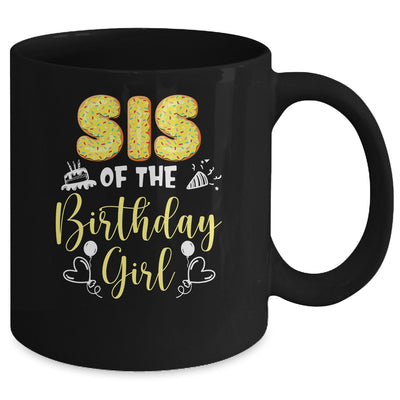 Sis Of The Birthday Girl Family Donut Birthday Mug | teecentury