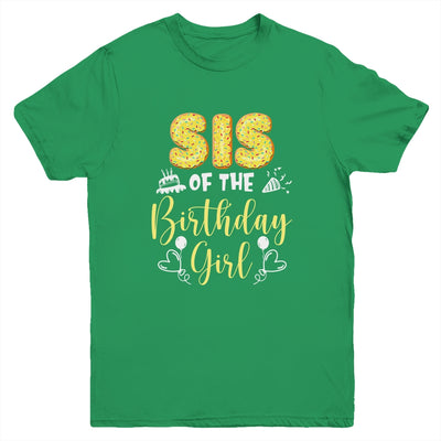 Sis Of The Birthday Girl Family Donut Birthday Youth Shirt | teecentury