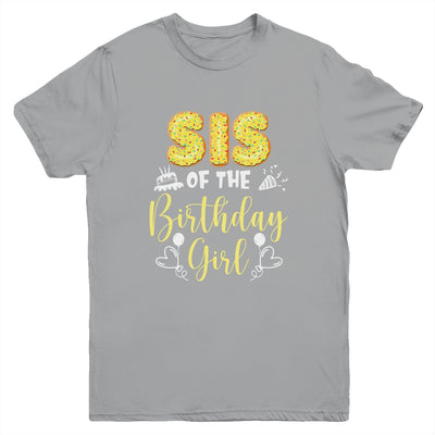 Sis Of The Birthday Girl Family Donut Birthday Youth Shirt | teecentury