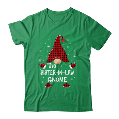 Sister-In-Law Gnome Buffalo Plaid Matching Christmas Pajama Gift T-Shirt & Sweatshirt | Teecentury.com