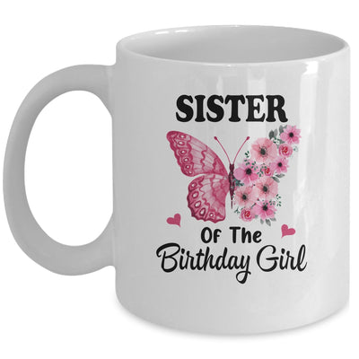 Sister 1st First Birthday Matching Family Butterfly Floral Mug | teecentury