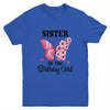 Sister 1st First Birthday Matching Family Butterfly Floral Youth Shirt | teecentury