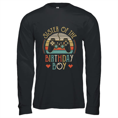 Sister Of The Birthday Boy Vintage Matching Gamer Birthday T-Shirt & Hoodie | Teecentury.com