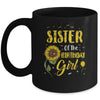 Sister Of The Birthday Girl Sister Sunflower Gifts Mug Coffee Mug | Teecentury.com