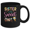 Sister Of The Sweet One Ice Cream 1st First Birthday Family Mug | teecentury