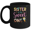 Sister Of The Sweet One Ice Cream 1st First Birthday Family Mug | teecentury