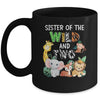 Sister Of The Wild And Two Zoo Theme Birthday Safari Mug | teecentury