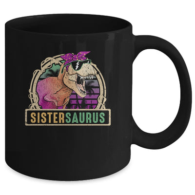 Sister Saurus Sistersaurus T Rex Dinosaur Family Matching Mug Coffee Mug | Teecentury.com