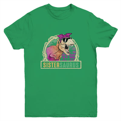 Sister Saurus Sistersaurus T Rex Dinosaur Family Matching Youth Youth Shirt | Teecentury.com