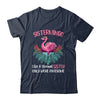 Sistermingo Like An Sister Only Awesome Floral Flamingo Gift T-Shirt & Hoodie | Teecentury.com