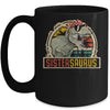 Sistersaurus T Rex Dinosaur Sister Saurus Family Matching Mug Coffee Mug | Teecentury.com