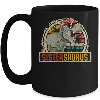 Sistersaurus T Rex Dinosaur Sister Saurus Family Matching Mug Coffee Mug | Teecentury.com