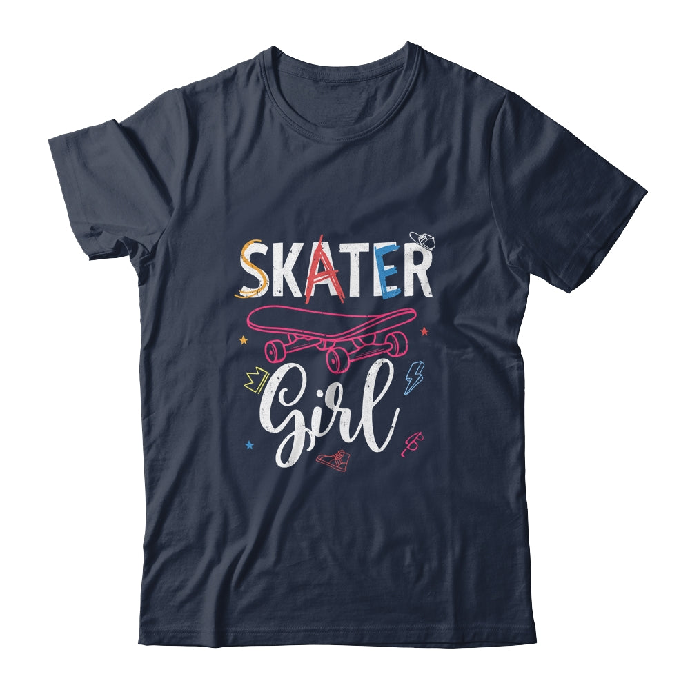 Skater Skateboard Skateboarding For Girls T-Shirt & Tank Top | Teecentury.com