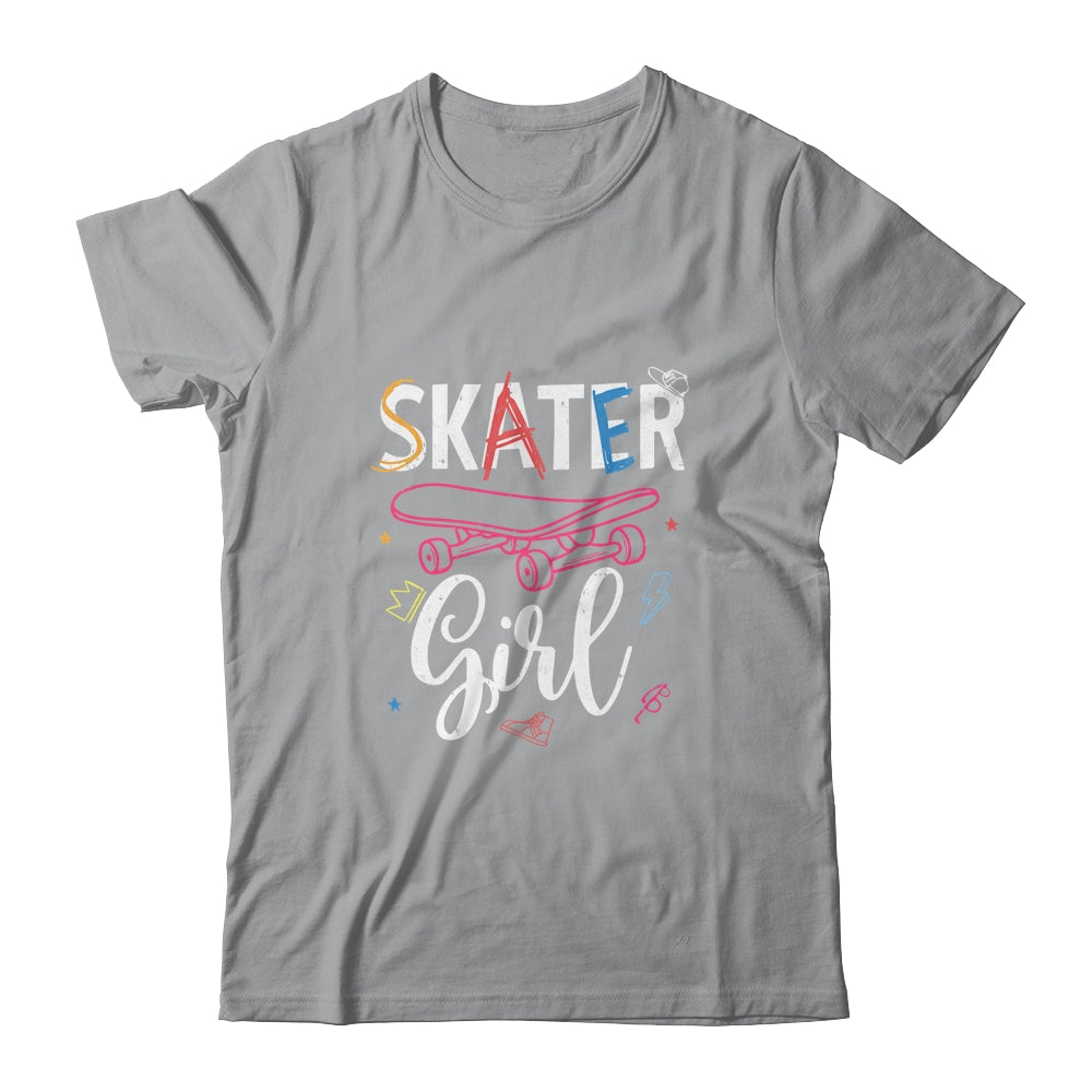 Skater Skateboard Skateboarding For Girls T-Shirt & Tank Top | Teecentury.com