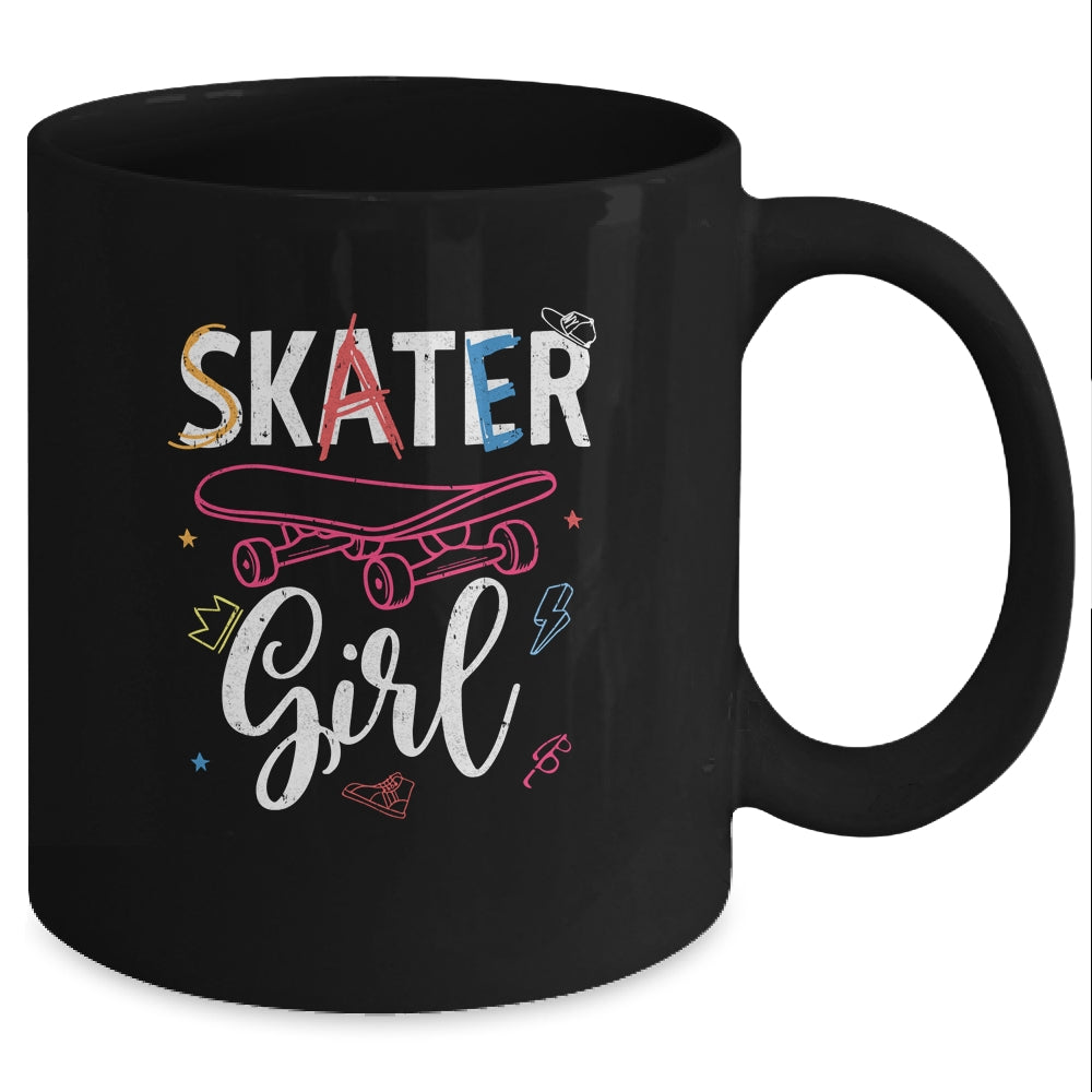 Skater Skateboard Skateboarding For Girls Mug Coffee Mug | Teecentury.com