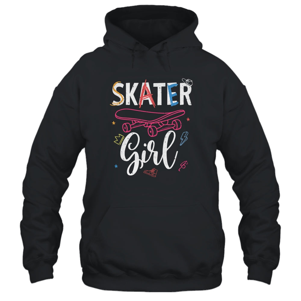 Skater Skateboard Skateboarding For Girls T-Shirt & Tank Top | Teecentury.com