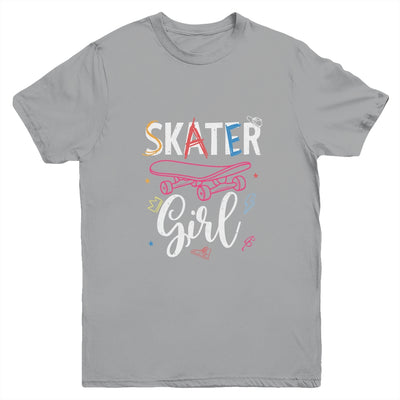 Skater Skateboard Skateboarding For Girls Youth Youth Shirt | Teecentury.com