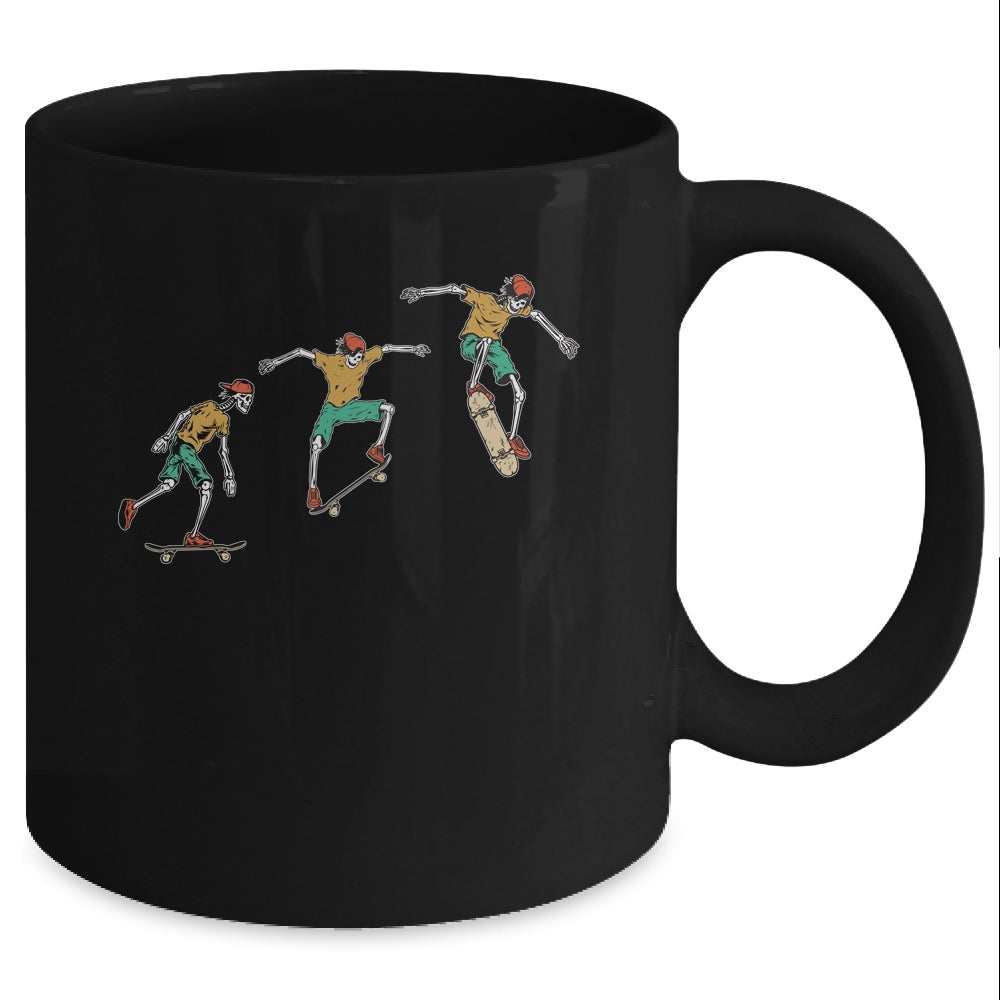 Skeleton Skateboard Funny Halloween Costume Gift Mug Coffee Mug | Teecentury.com