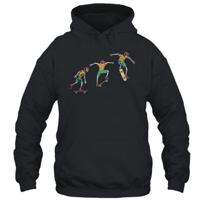 Skeleton Skateboard Funny Halloween Costume Gift T-Shirt & Hoodie | Teecentury.com