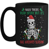 Skeleton When You're Dead Inside But It's The Holiday Season Mug Coffee Mug | Teecentury.com