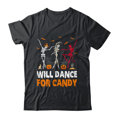 Skeletons Will Dance For Candy Halloween Men And Women Shirt & Hoodie | teecentury