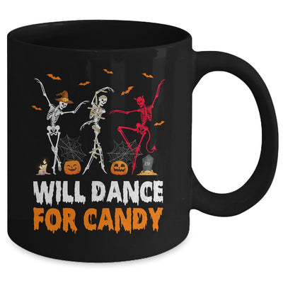 Skeletons Will Dance For Candy Halloween Men And Women Mug | teecentury