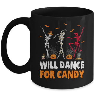 Skeletons Will Dance For Candy Halloween Men And Women Mug | teecentury