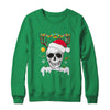 Skull Reindeer Christmas Funny Skulls Santa Hat Reindeer T-Shirt & Sweatshirt | Teecentury.com