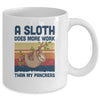 Sloth Does More Work Than My Pancreas T1D Diabetes Awarenes Mug Coffee Mug | Teecentury.com