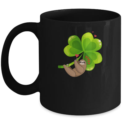 Sloth Shamrock St Patricks Day Funny Sloth Irish Gift Mug Coffee Mug | Teecentury.com