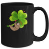 Sloth Shamrock St Patricks Day Funny Sloth Irish Gift Mug Coffee Mug | Teecentury.com