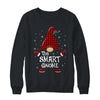 Smart Gnome Buffalo Plaid Matching Christmas Pajama Gift T-Shirt & Sweatshirt | Teecentury.com