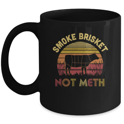 Smoke Brisket Not Meth Funny BBQ Grilling Chef Gifts Mug Coffee Mug | Teecentury.com