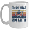 Smoke Meat Brisket Not Meth BBQ Chef Gift Mug Coffee Mug | Teecentury.com