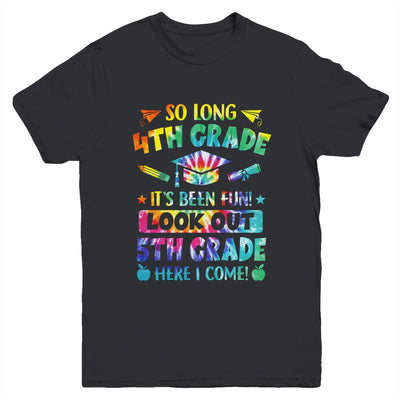 So Long 4th Grade 5th Grade Here I Come Graduation Youth Shirt | teecentury