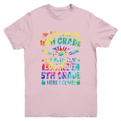 So Long 4th Grade 5th Grade Here I Come Graduation Youth Shirt | teecentury
