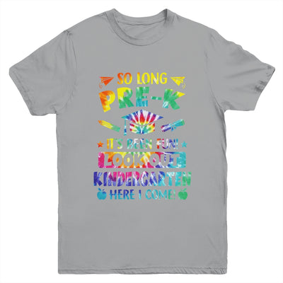 So Long Pre-K Kindergarten Here I Come Graduation Youth Shirt | teecentury