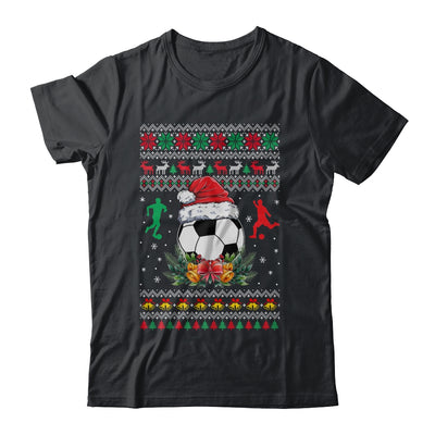 Soccer Christmas Ugly Funny Santa Sport Men Boy Shirt & Sweatshirt | teecentury