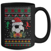 Soccer Christmas Ugly Funny Santa Sport Men Boy Mug | teecentury