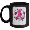 Soccer In October We Wear Pink Breast Cancer Awareness Mug Coffee Mug | Teecentury.com