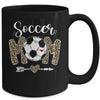 Soccer Mom Leopard Funny Mom Mothers Day Mug Coffee Mug | Teecentury.com