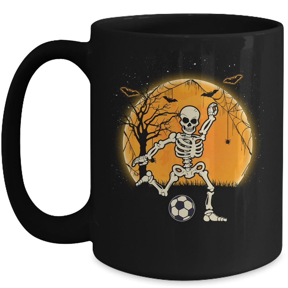 Soccer Skeleton Halloween Boys Soccer Player Halloween Mug Coffee Mug | Teecentury.com