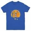 Soccer Skeleton Halloween Boys Soccer Player Halloween Youth Youth Shirt | Teecentury.com