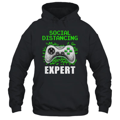 Social Distancing Expert Gaming Video Gamer Men Boys Gift T-Shirt & Hoodie | Teecentury.com