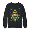 Softball Christmas Tree Santa Pickleball X Mas Lights Shirt & Sweatshirt | teecentury